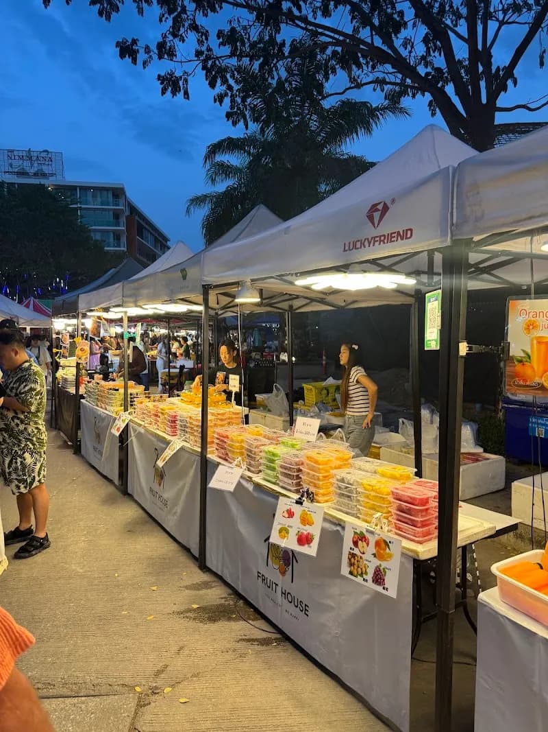 View of Nimmanhaemin Walking Street in Nimmanhaemin, CM