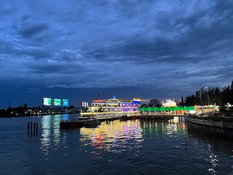 View of Ninh Kieu Wharf in Can Tho, HCMC