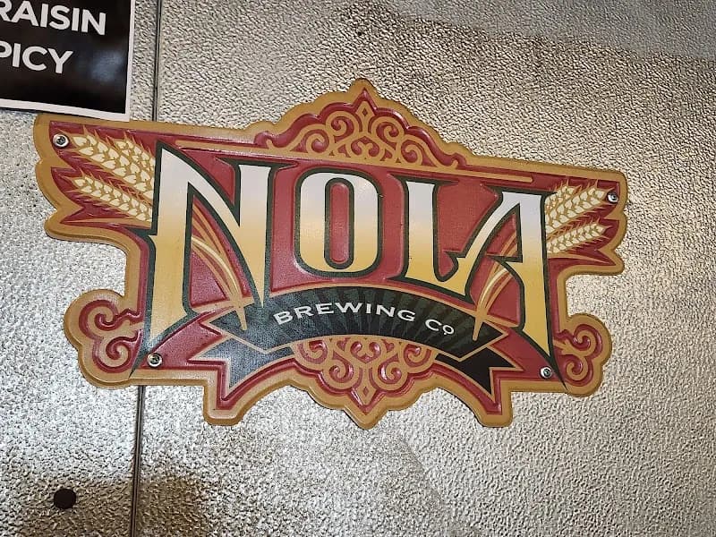 View of NOLA Brewing in Bocage, LA