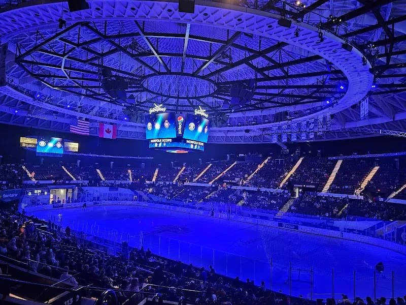 View of Norfolk Scope Arena in Norfolk, VA