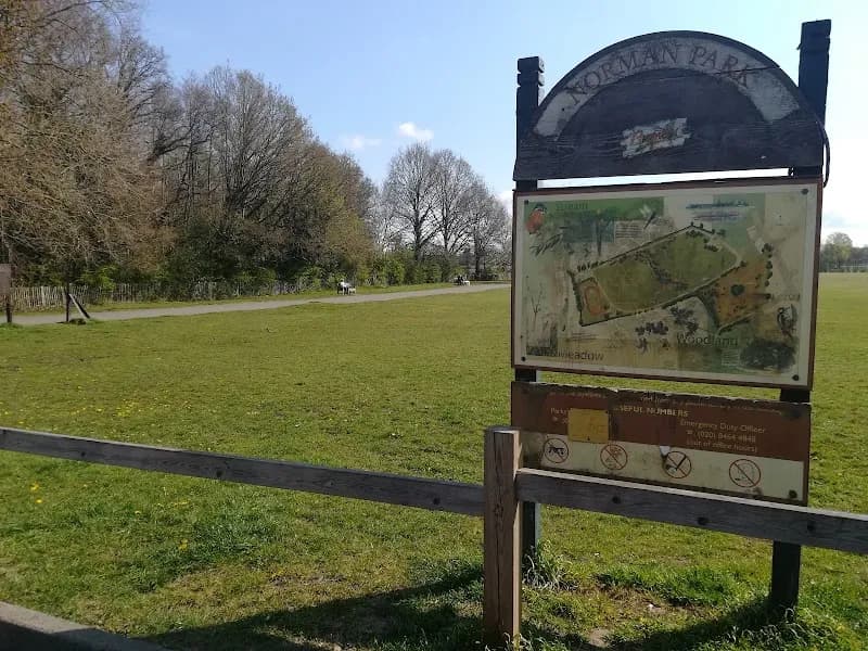 View of Norman Park in Bromley, London