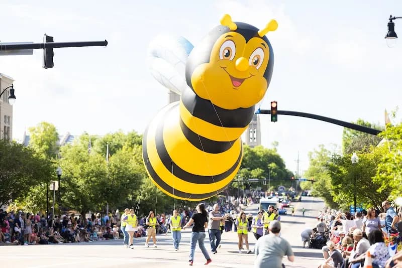 View of North Carolina Azalea Festival in Wilmington, NC