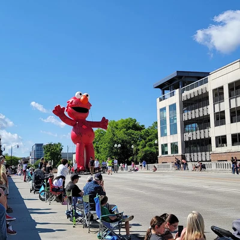 View of North Carolina Azalea Festival in Wilmington, NC