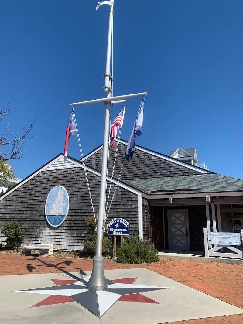 View of North Carolina Maritime Museum in Beaufort in Nags Head, NC