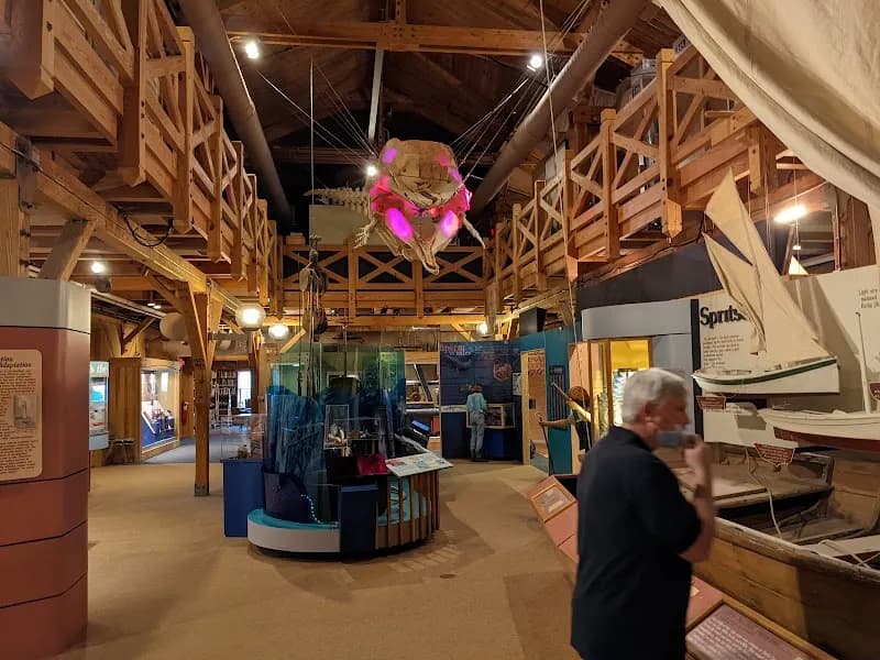 View of North Carolina Maritime Museum in Beaufort in Nags Head, NC