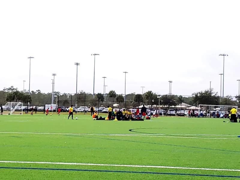 View of North Collier Regional Park Soccer Fields in Naples, FL