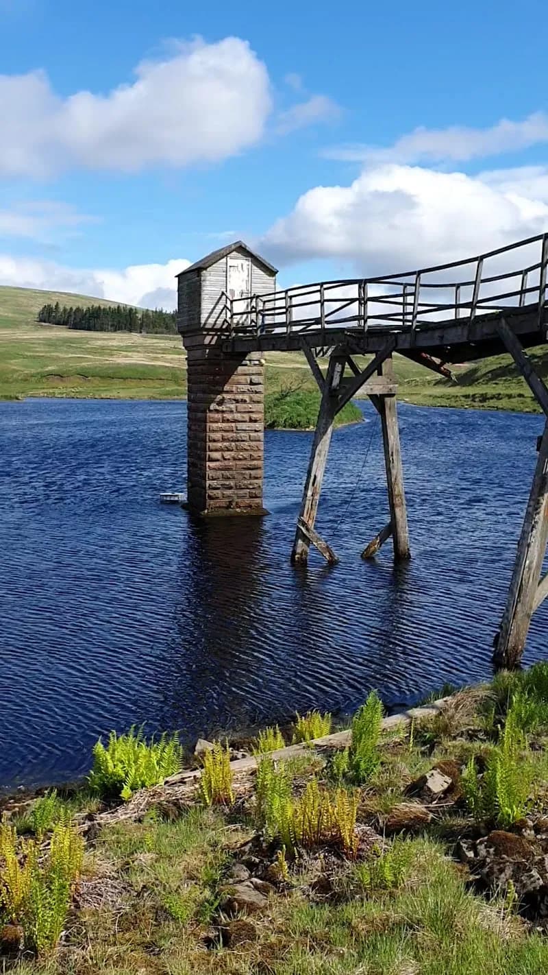 View of North Esk River Walk in Penicuik, Scotland