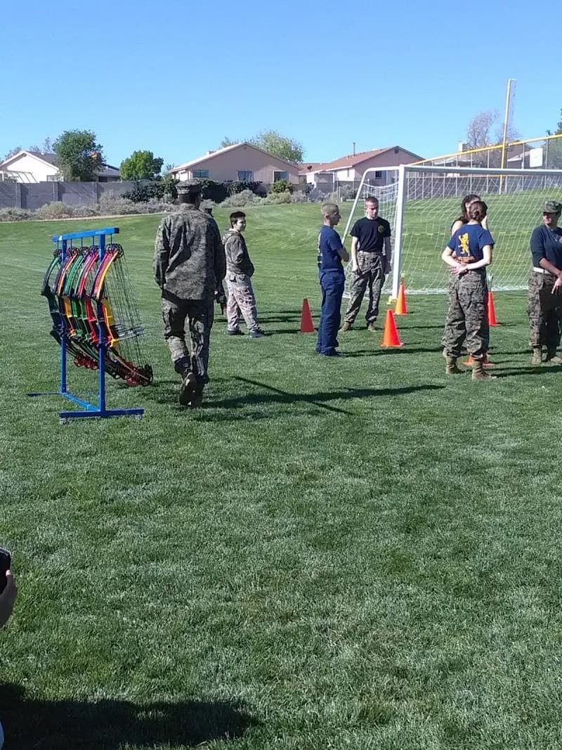 View of North West Modular Skate Park in Alameda, NM