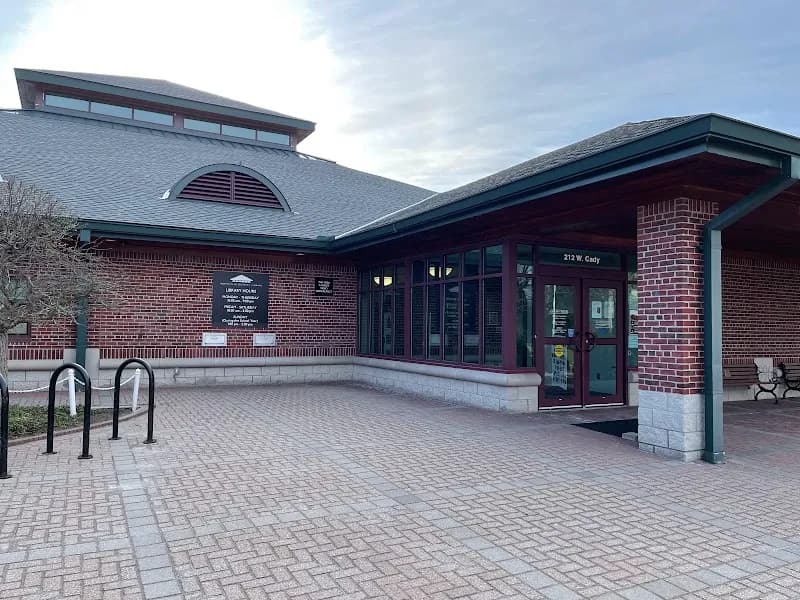 View of Northville District Library in Northville, MI