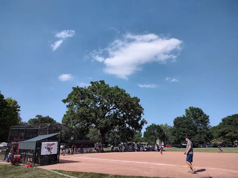 View of Northwest Park in Park Ridge, IL