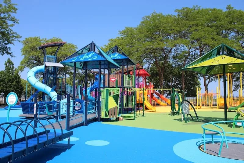 Northwestern Mutual Community Park playground in Milwaukee, WI