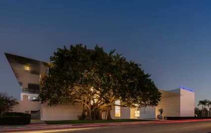 View of Norton Museum of Art in West Palm Beach, FL