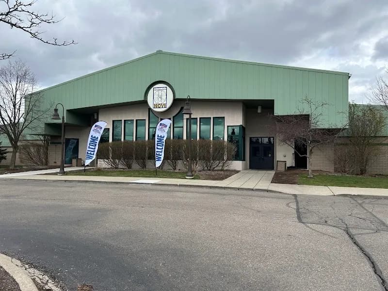 View of Novi Ice Arena in Novi, MI