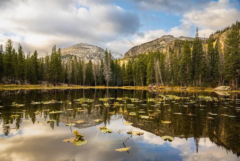 Nymph Lake lake in Estes Park, CO