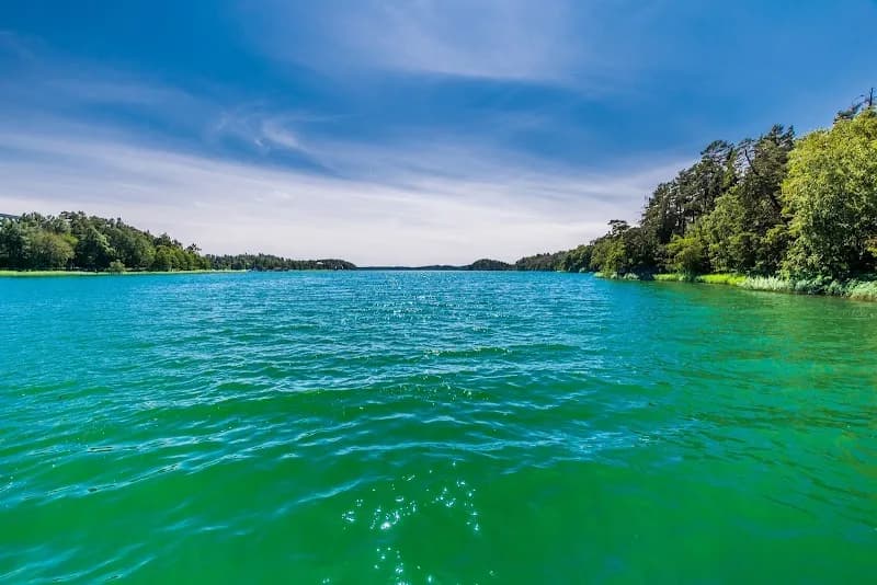 View of Nynäshamn Badplats (Beach) in Nynäshamn, Stockholm