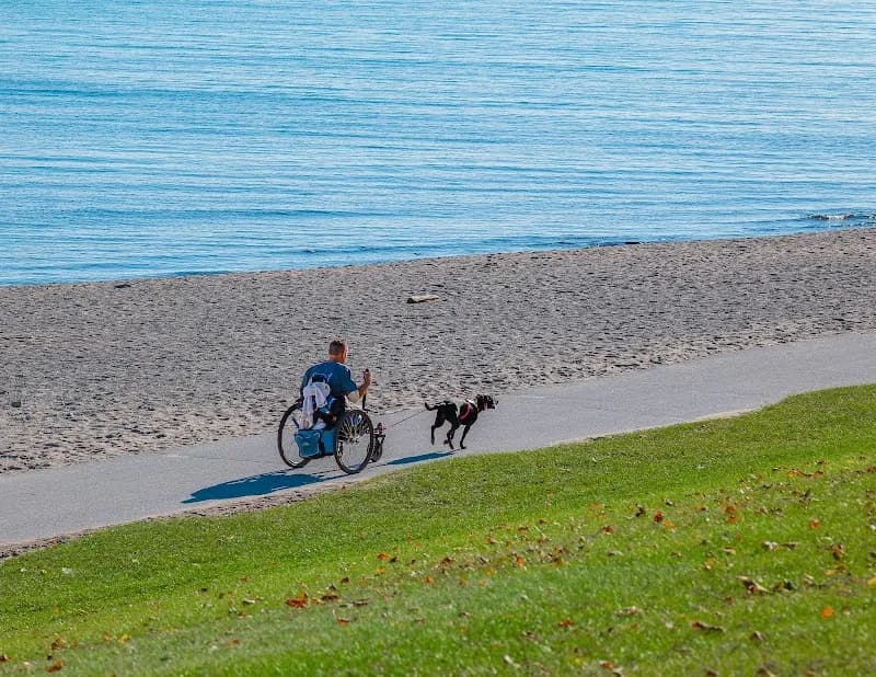View of Oak Leaf Trail - South Shore Line in Cudahy, WI
