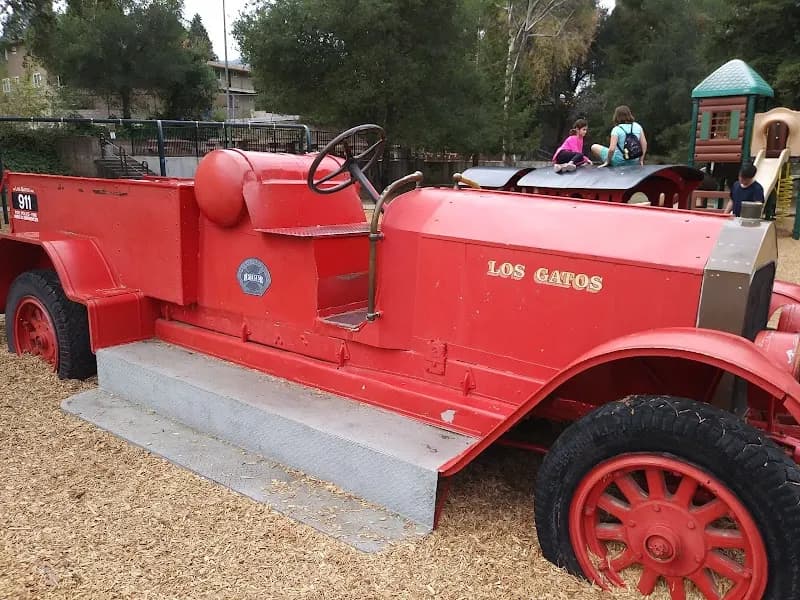 View of Oak Meadow Park in Los Gatos, CA