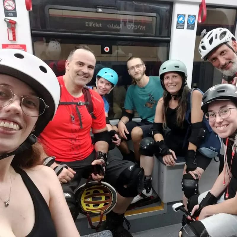 View of Oasis Roller Skating Rink in Petach Tikva, TA