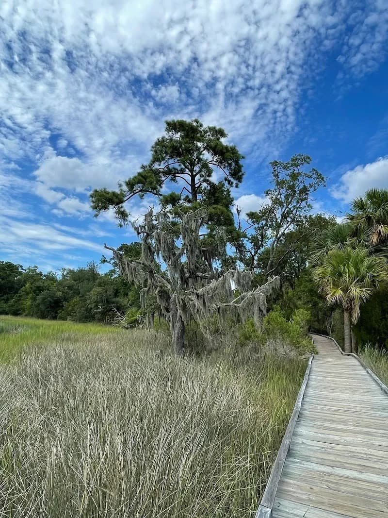 View of Oatland Island Wildlife Center in Savannah, GA