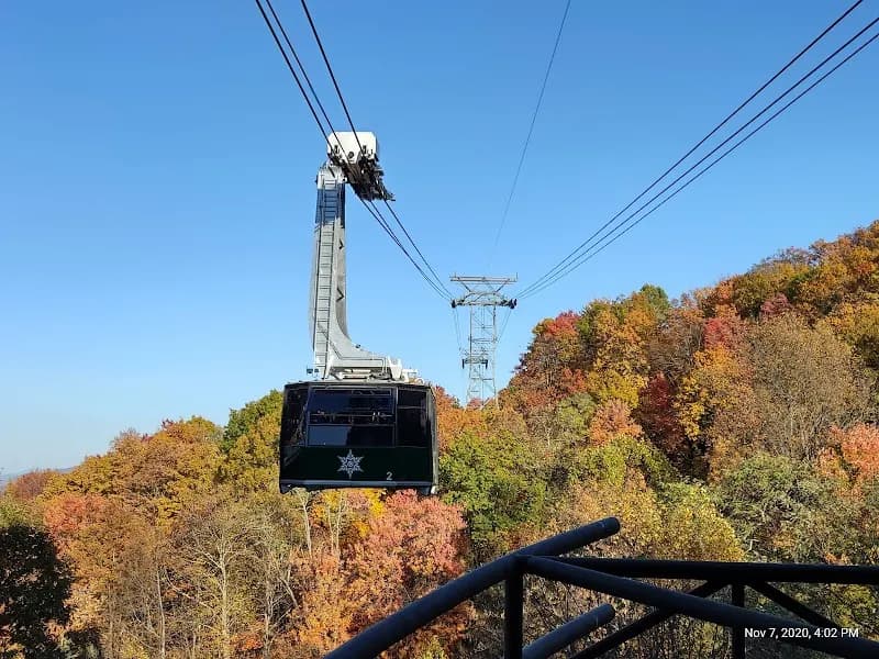 View of Ober Mountain in Gatlinburg, TN
