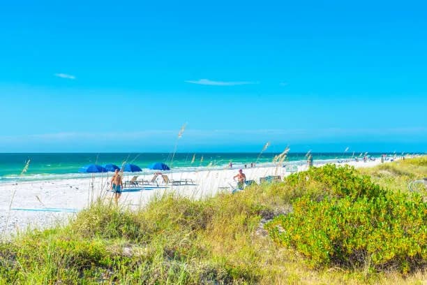 View of Ocean Beach in San Francisco, CA