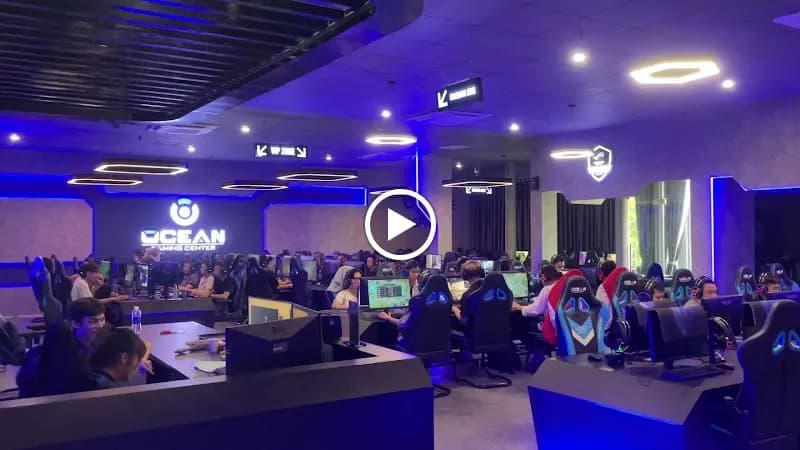 View of Ocean Gaming Center in Hanoi, HN