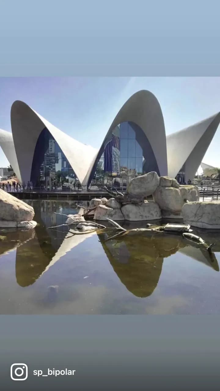 View of Oceanogràfic València in Valencia, VC