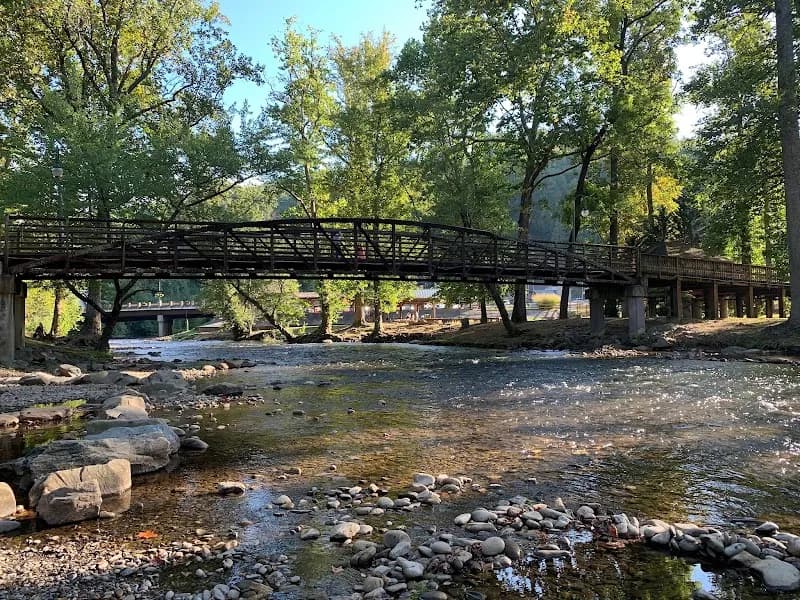 Oconaluftee Island Park park in Cherokee, NC