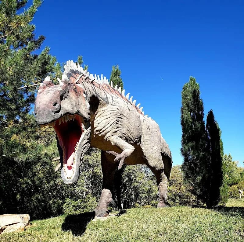 View of Ogden's George S. Eccles Dinosaur Park in Ogden, UT