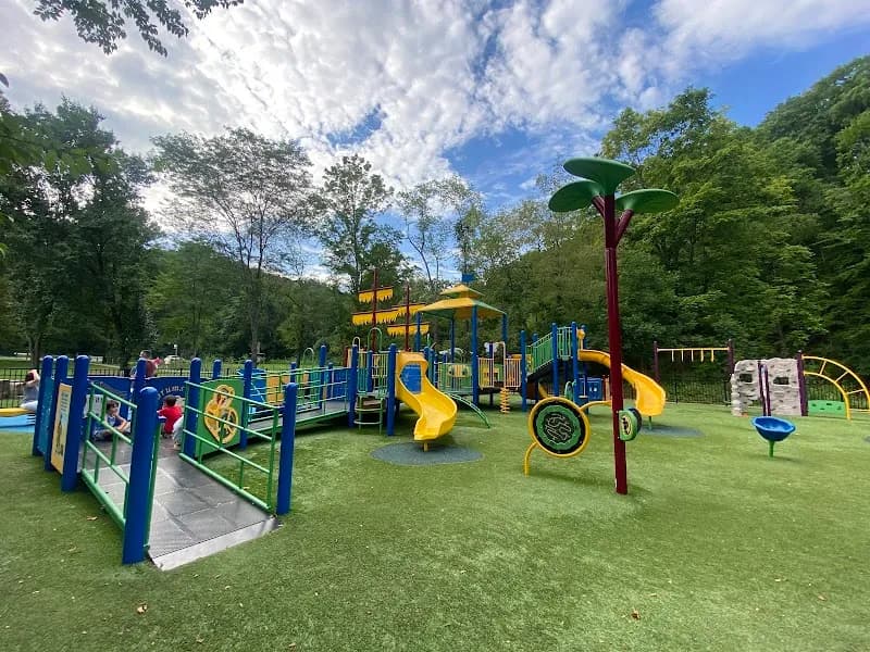 View of O'Hara Township Community Park in Fox Chapel, PA