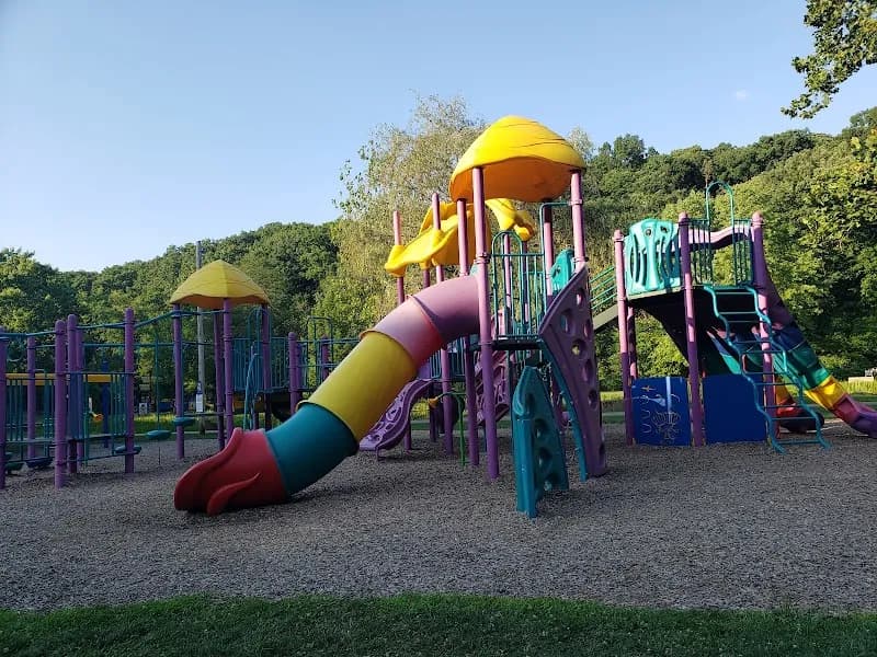 View of O'Hara Township Community Park in Fox Chapel, PA