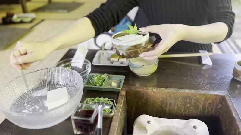 View of Okutan Kyo-Tofu Kaiseki in Kyoto, KT