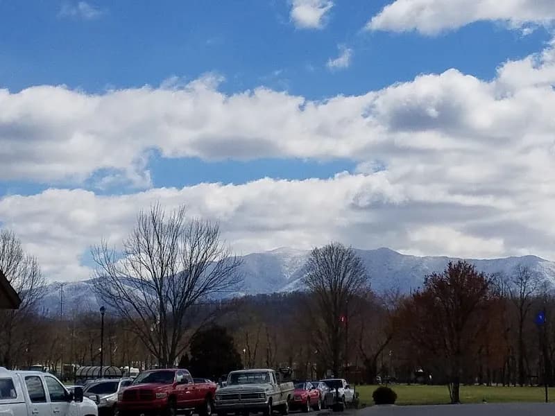 View of Old Mill Avenue in Pigeon Forge, TN