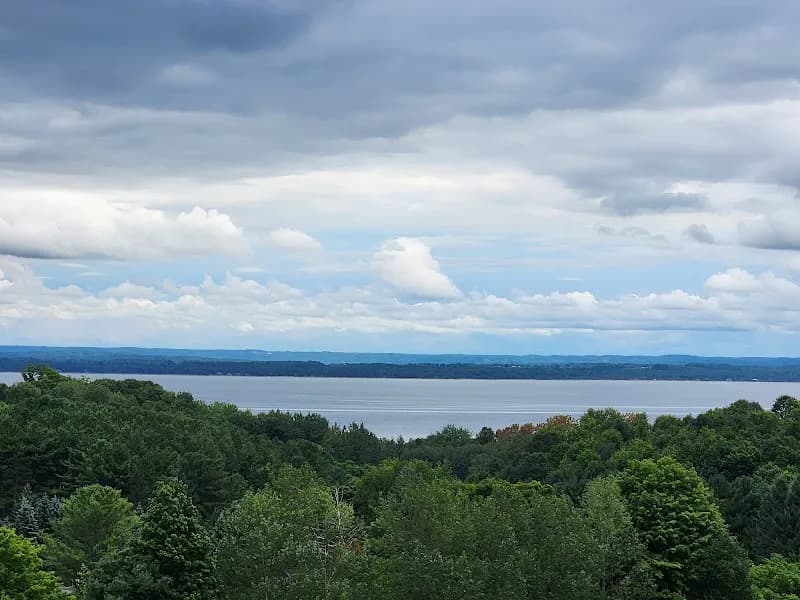 View of Old Mission Peninsula Wine Trail in Traverse City, MI
