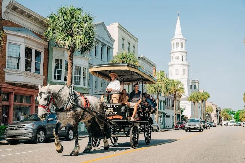 Old South Carriage Company tourist attraction in Charleston, SC