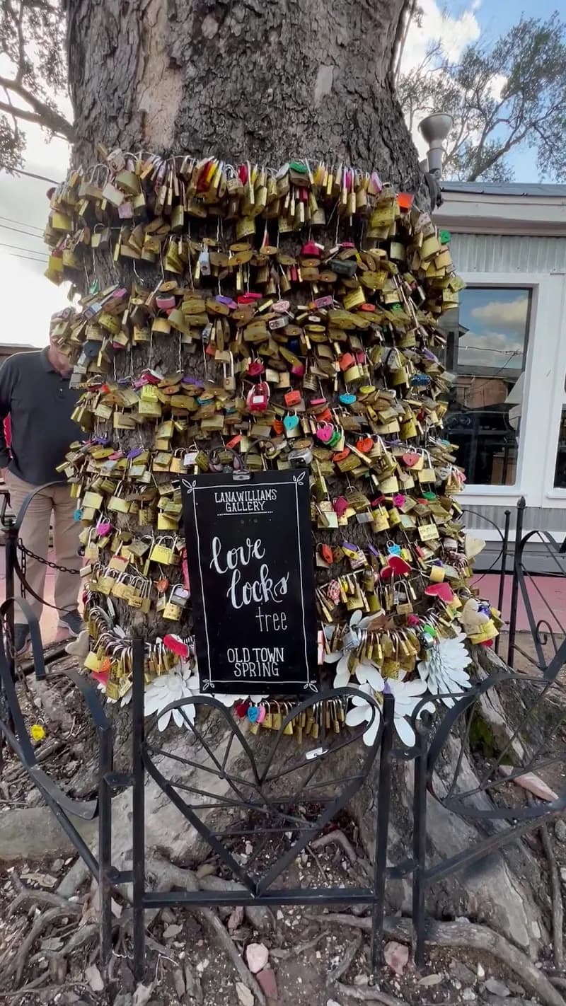 View of Old Town Spring in Spring, TX