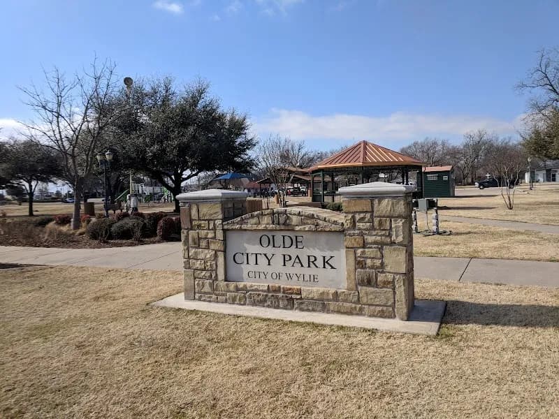View of Olde City Park in Wylie, TX