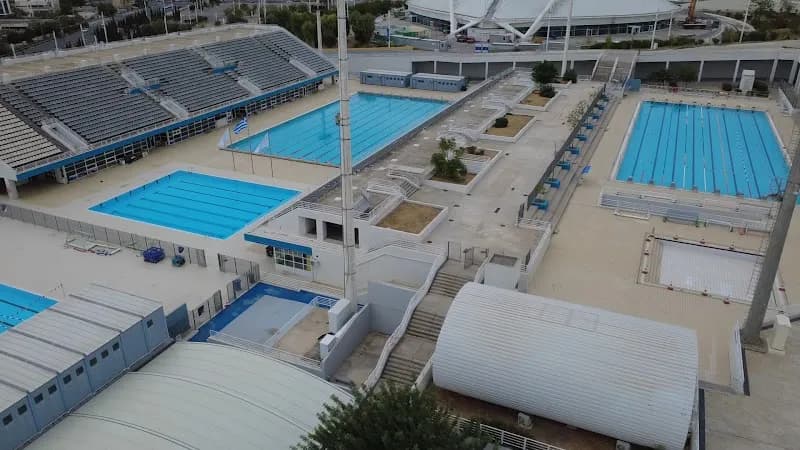 View of Olympic Aquatic Centre in Kifisia, AT