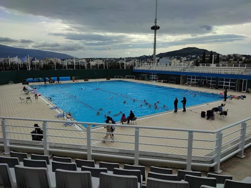 View of Olympic Aquatic Centre in Kifisia, AT