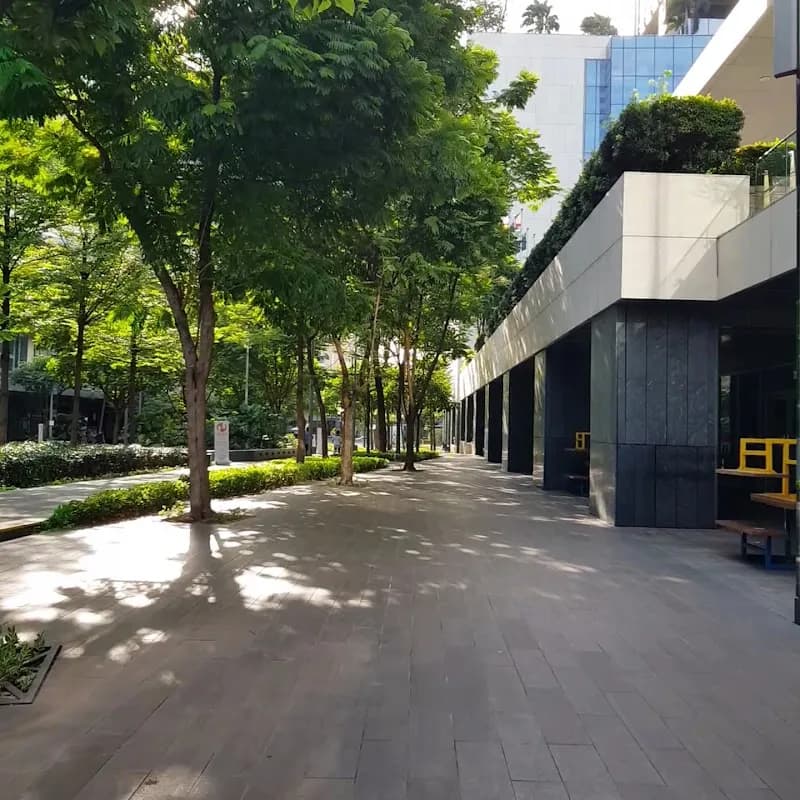View of One Bonifacio High Street Park in Bonifacio Global City, NCR