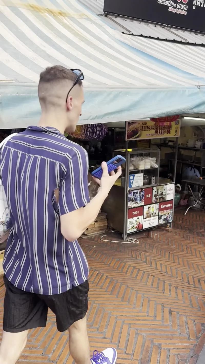 View of Ong Ang Canal in Rattanakosin, BKK