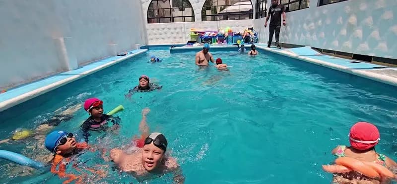 View of Onha centro acuático infantil in Huixquilucan, Edomex