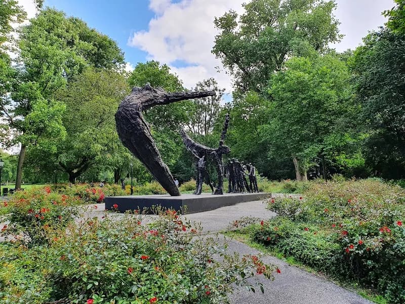 View of Oosterpark in Amsterdam, NH