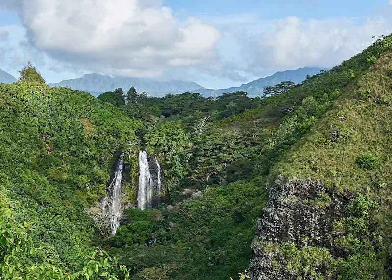 'Opaeka'a Falls natural feature in Kauai, HI