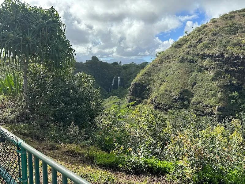 View of 'Opaeka'a Falls in Kauai, HI