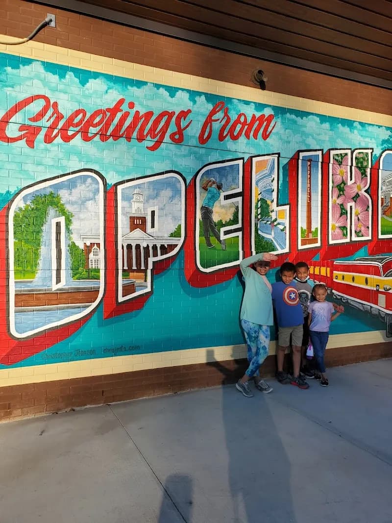 View of Opelika Public Library in Opelika, AL