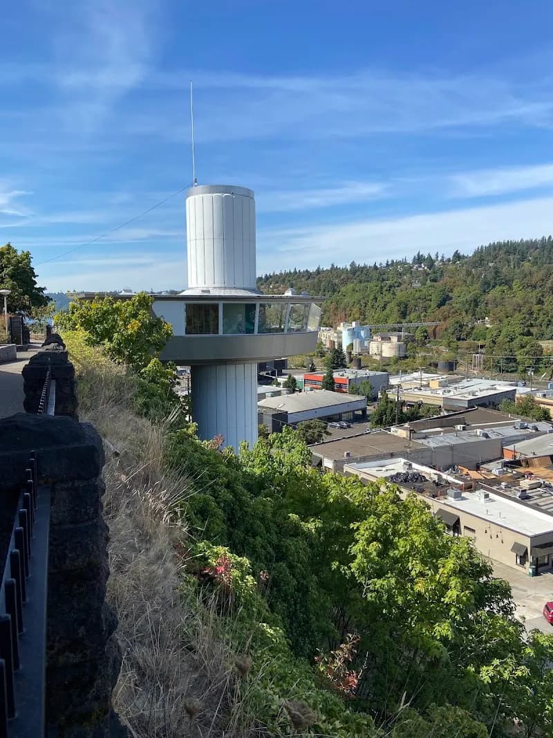 View of Oregon City Municipal Elevator in Oregon City, OR