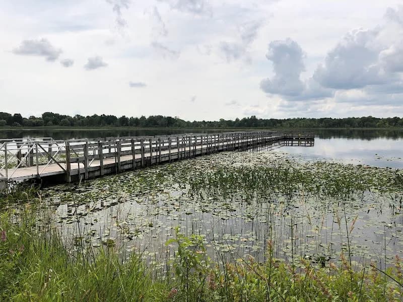 View of Orion Oaks County Park in Lake Orion, MI