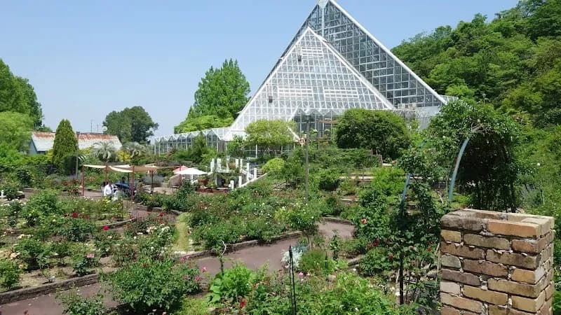 View of Osaka Garden of Floral Culture in Kawachinagano, Osaka