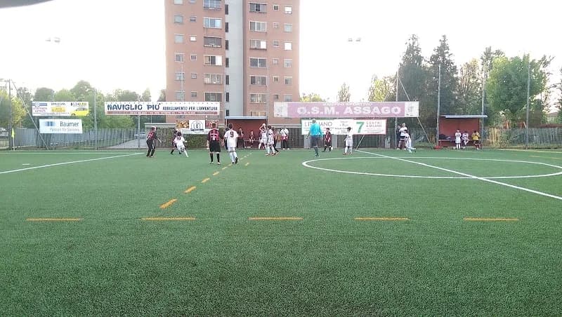 Osm athletic field in Assago, Lombardy